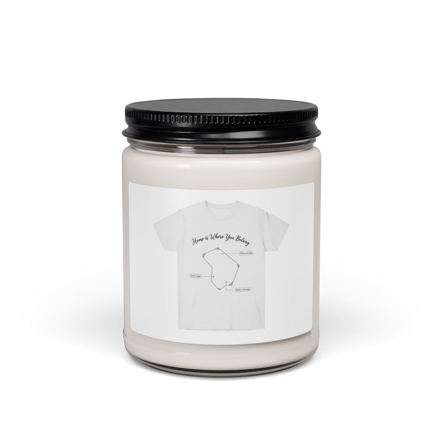 City Map Scented Soy Candle — 9oz Urban Map Candle