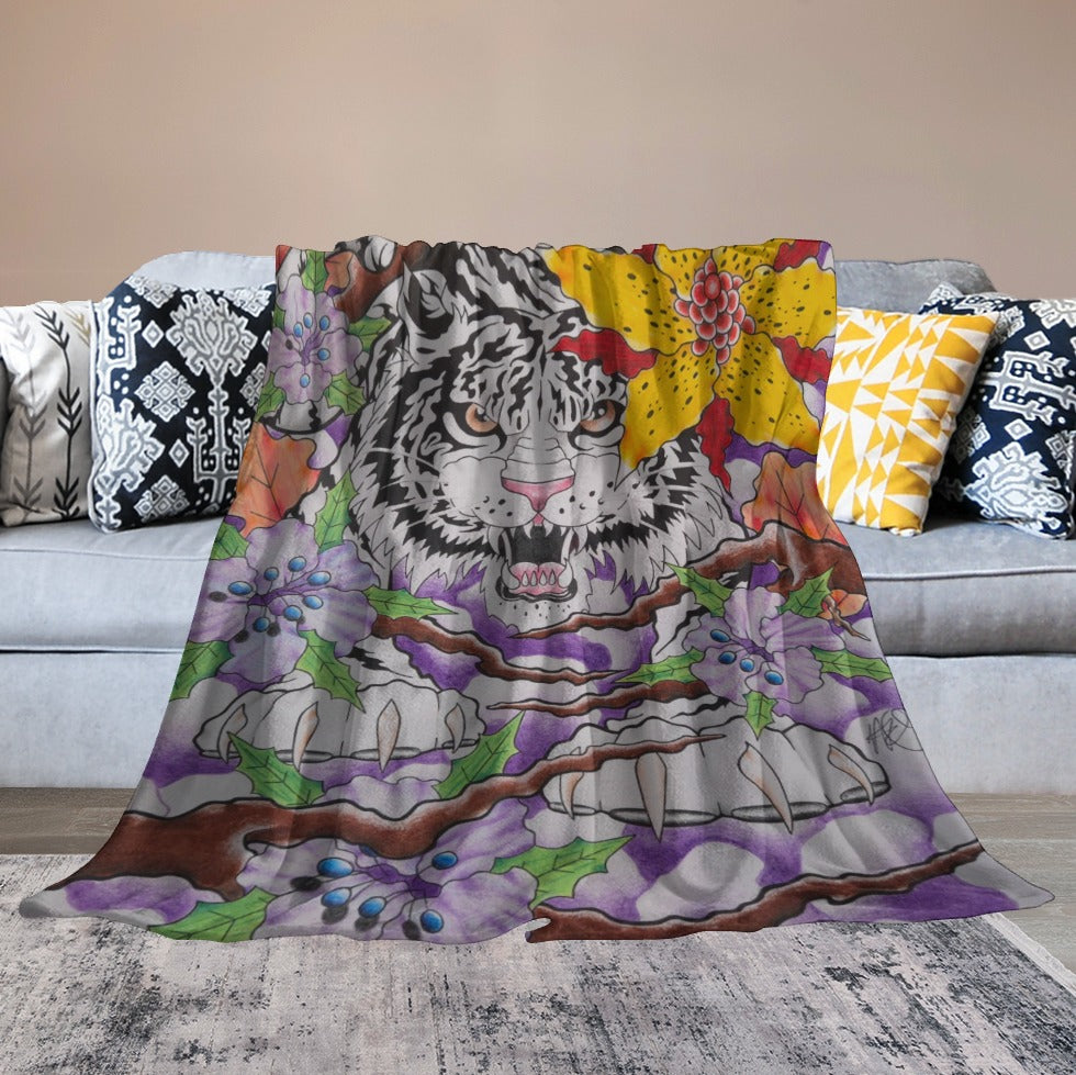 Ultra-Soft Flannel Blanket Multiple Sizes
