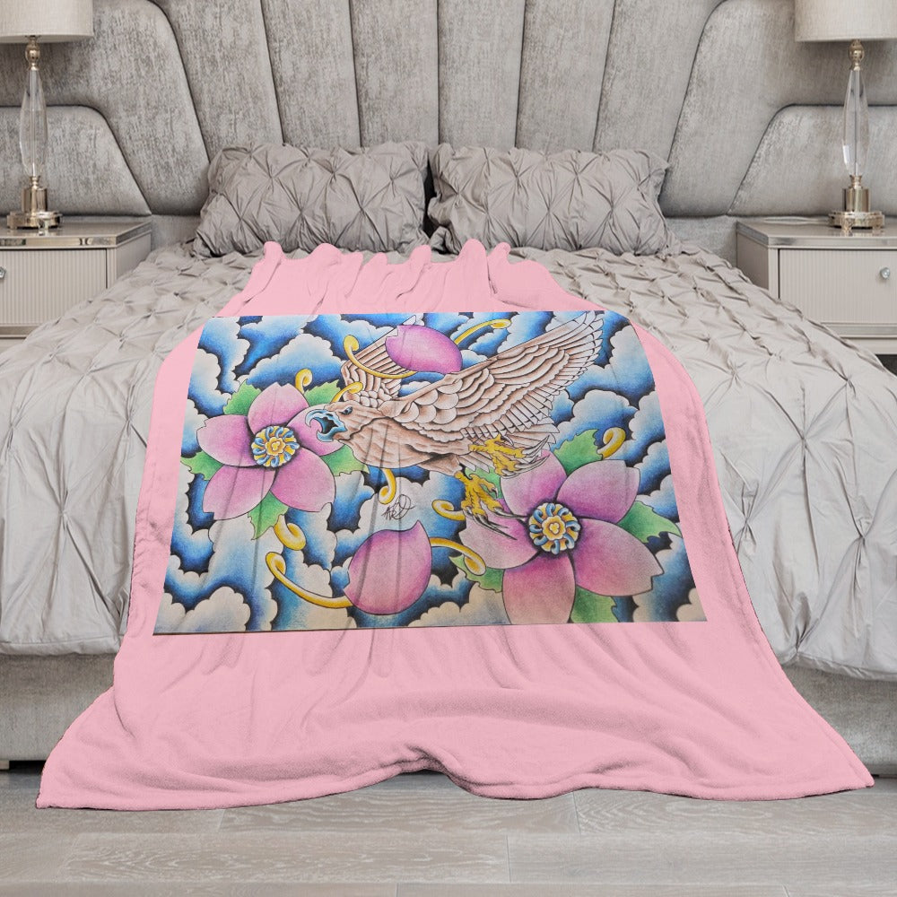 Ultra-Soft Flannel Blanket Multiple Sizes