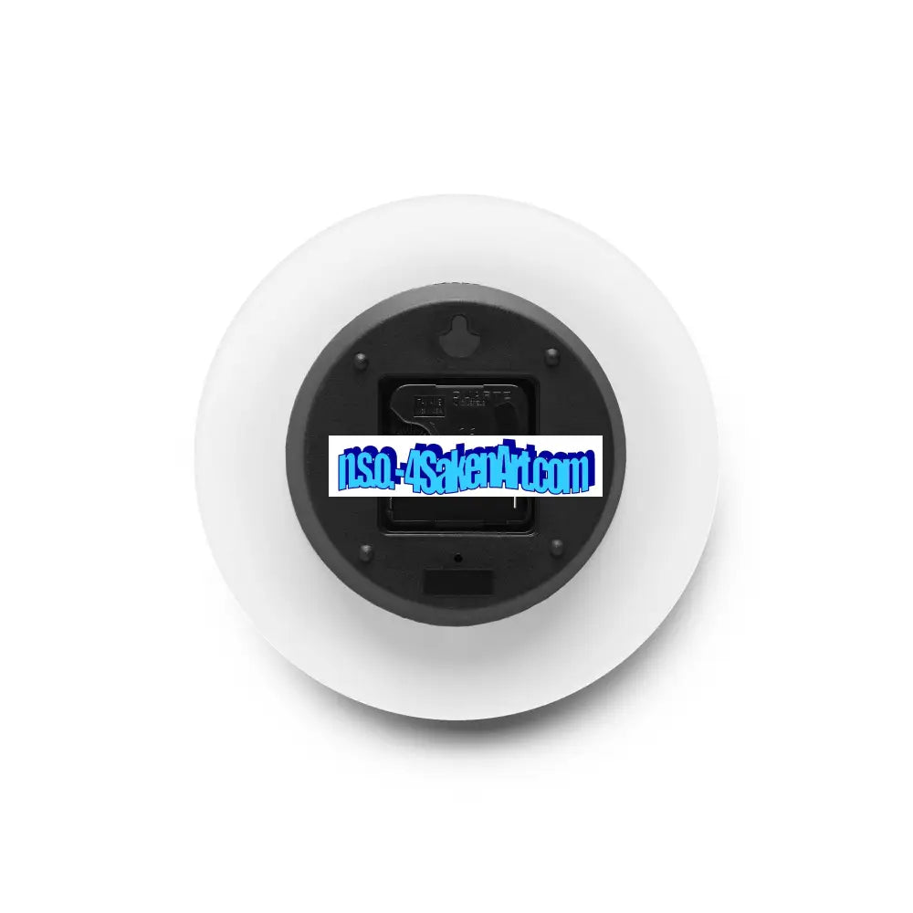 Acrylic Wall Clock — Vibrant Floral & Hawk Art Decorative Clock Home Decor