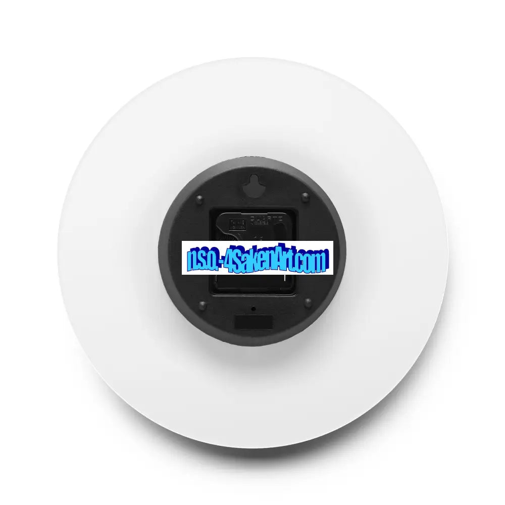 Acrylic Wall Clock — Vibrant Floral & Hawk Art Decorative Clock Home Decor