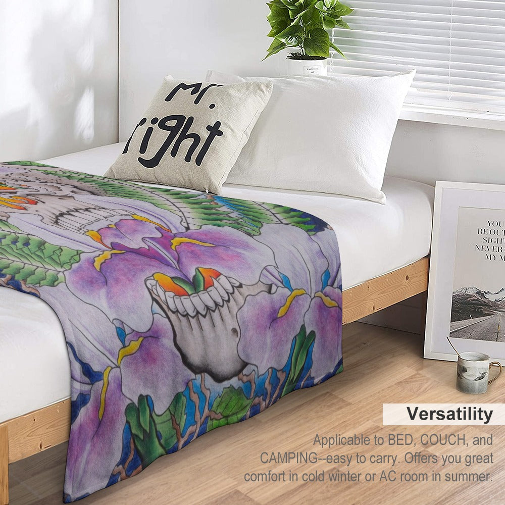 Ultra-Soft Flannel Blanket Multiple Sizes