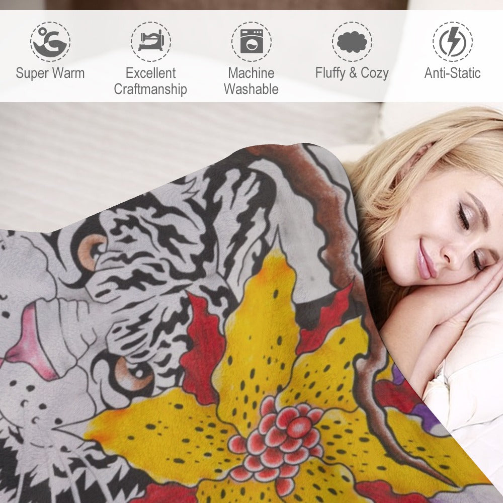 Ultra-Soft Flannel Blanket Multiple Sizes