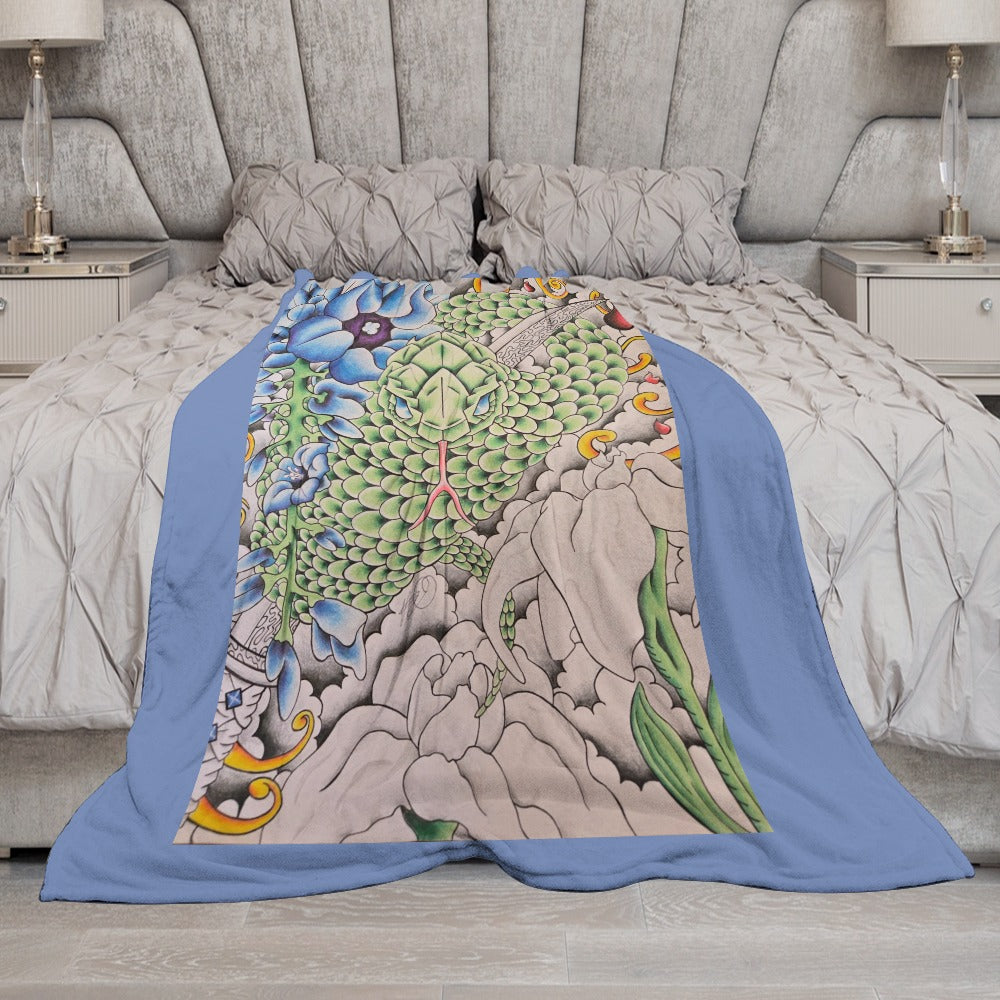 Ultra-Soft Flannel Blanket Multiple Sizes