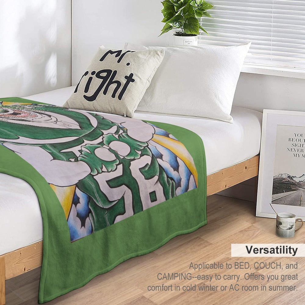 Ultra-Soft Flannel Blanket Multiple Sizes
