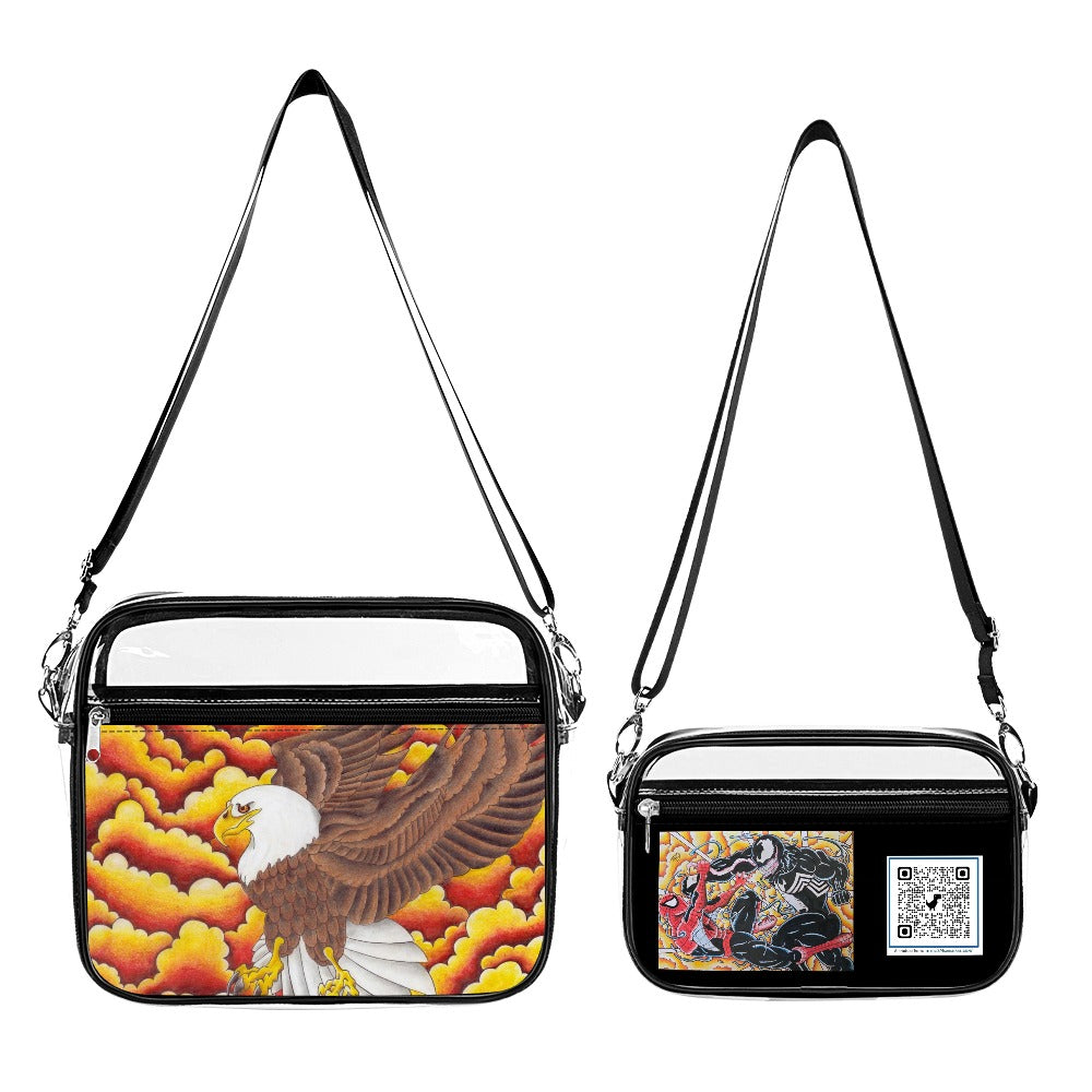 Transparent satchel set Two piece New