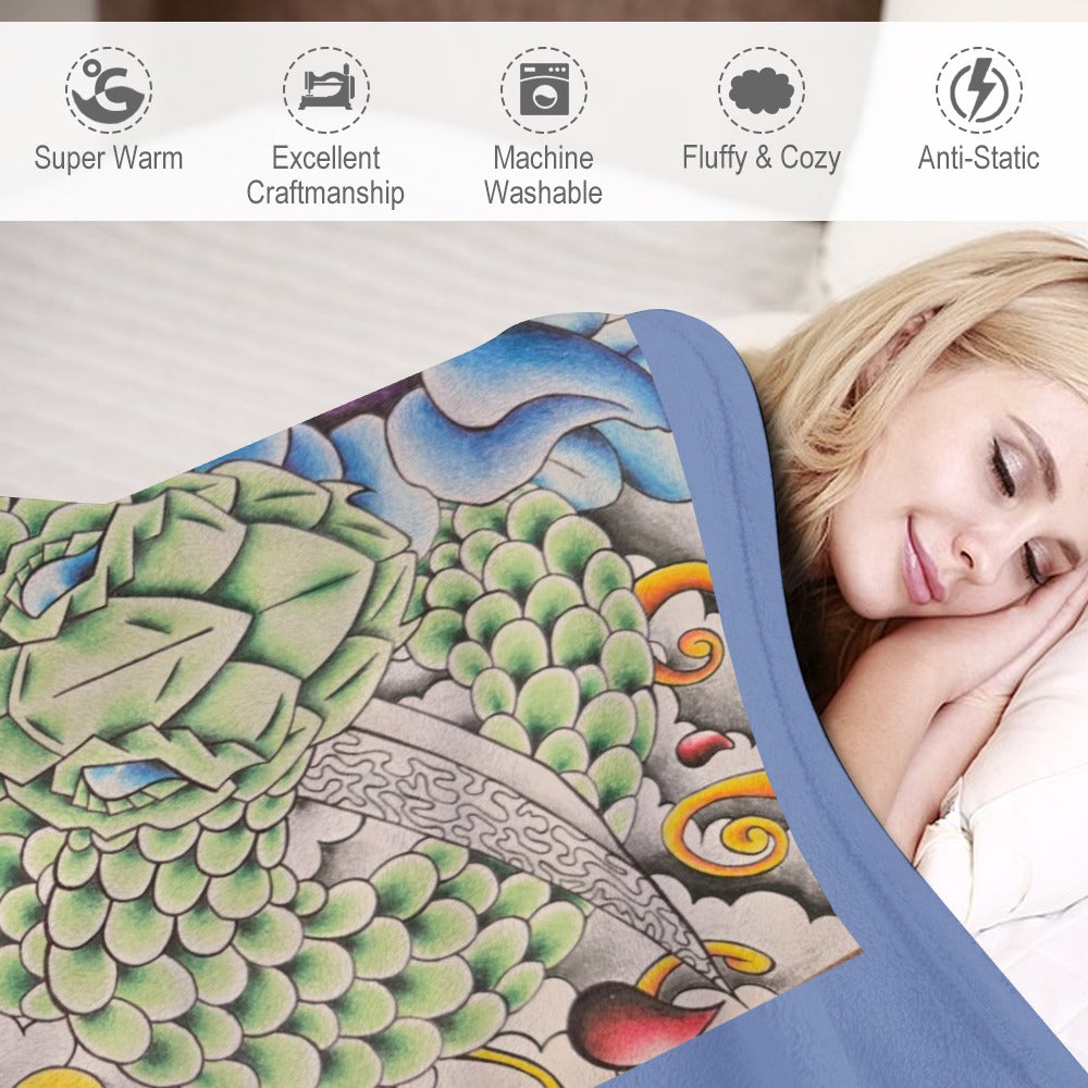 Ultra-Soft Flannel Blanket Multiple Sizes