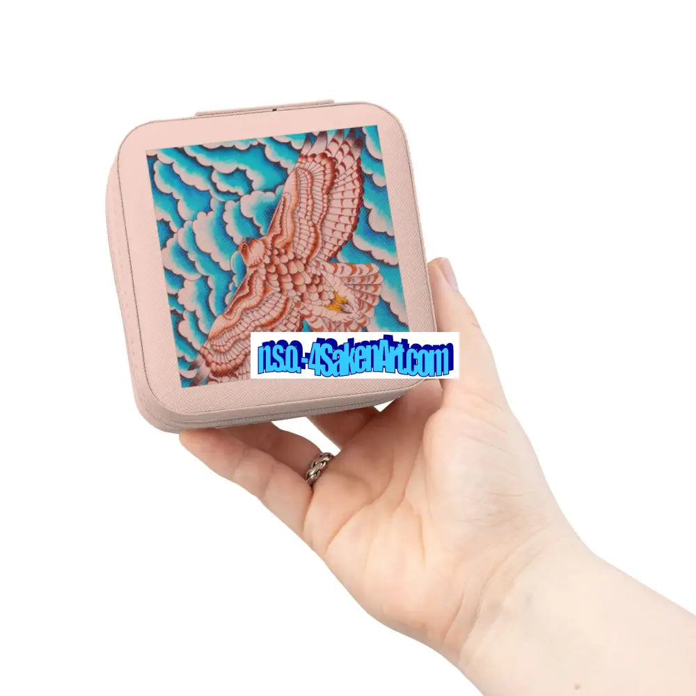 Chic Travel Jewelry Case Pink / 4’’ x 4’’ x 2’’ Home Decor