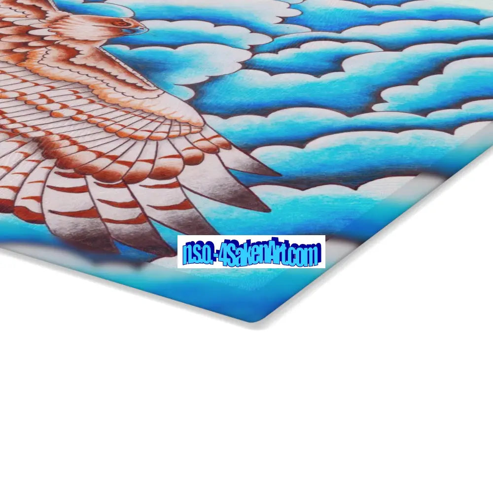 Cutting Board - Hawk Glass Cutting Board Home Decor