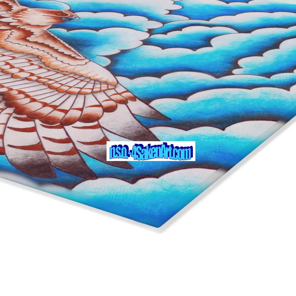 Cutting Board - Hawk Glass Cutting Board Home Decor