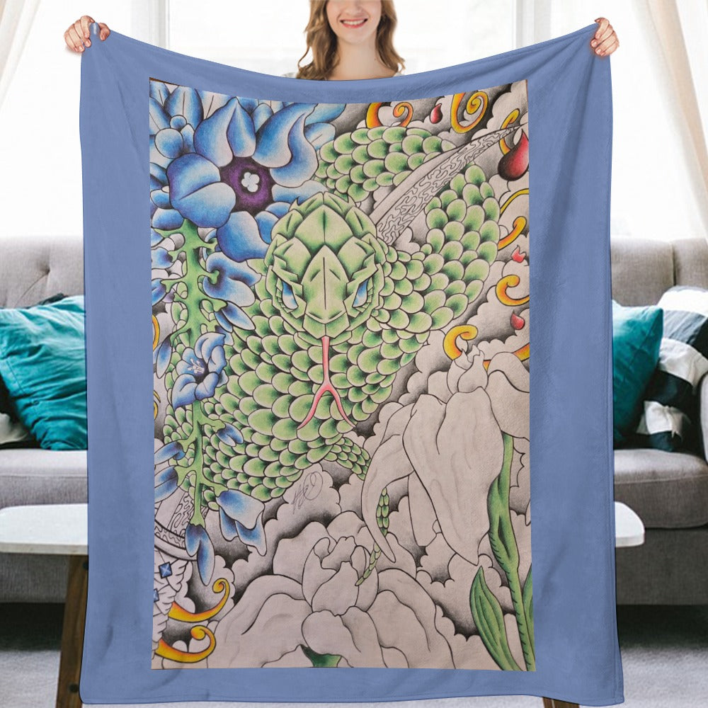 Ultra-Soft Flannel Blanket Multiple Sizes