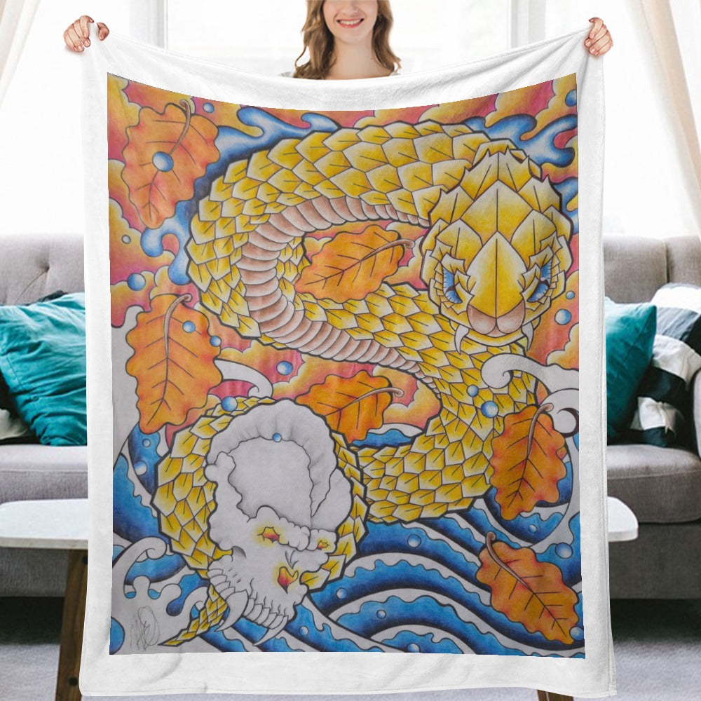 Ultra-Soft Flannel Blanket Multiple Sizes