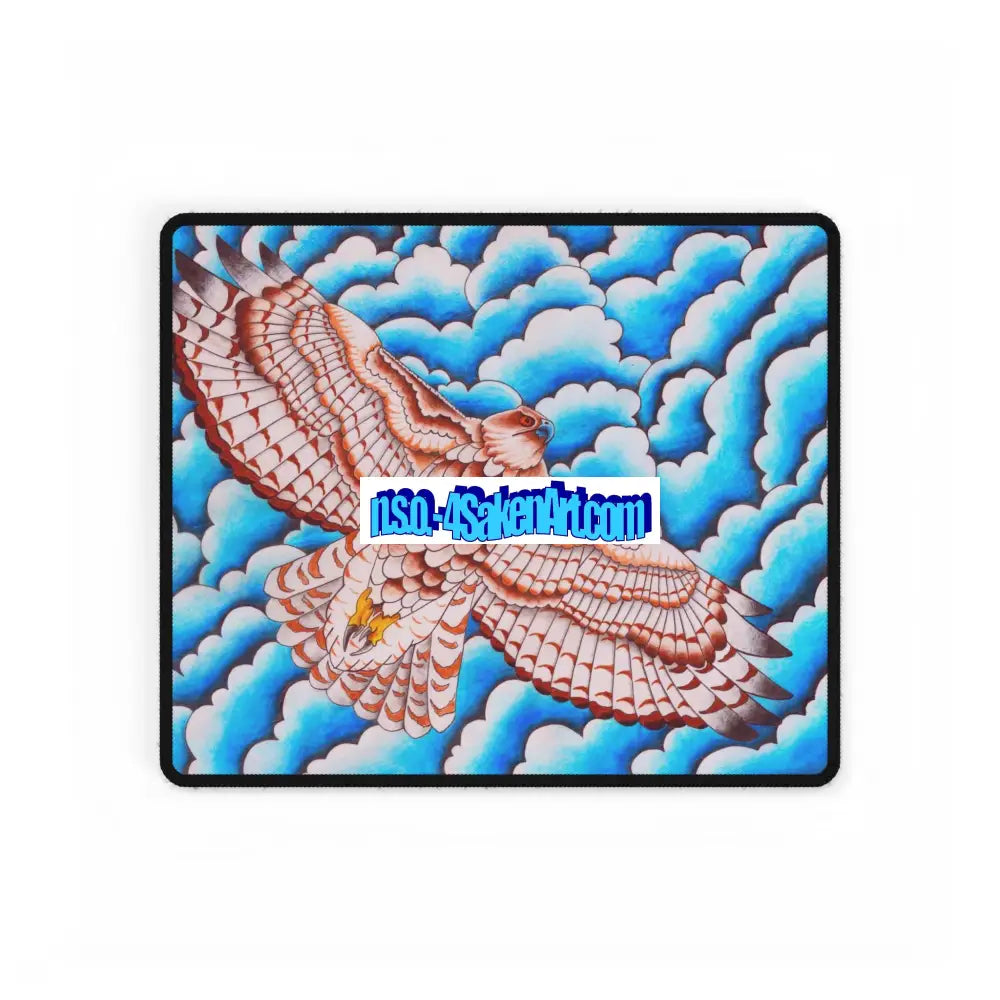 Desk Mat - Hawk Design 14.4’’ × 12.1’’ Home Decor