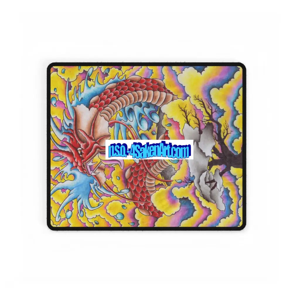 Dragon Desk Mat 14.4’’ × 12.1’’ Home Decor