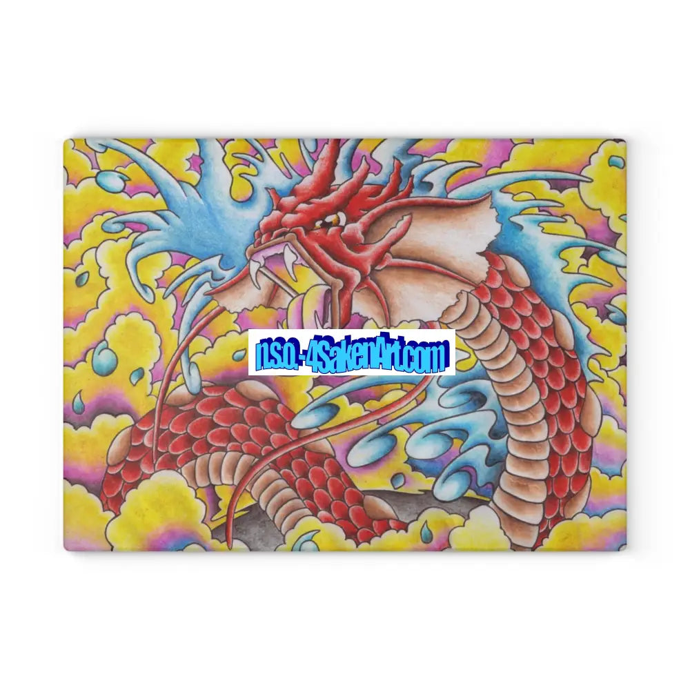Dragon Glass Cutting Board 11’’ x 15’’ / Rectangle Home Decor