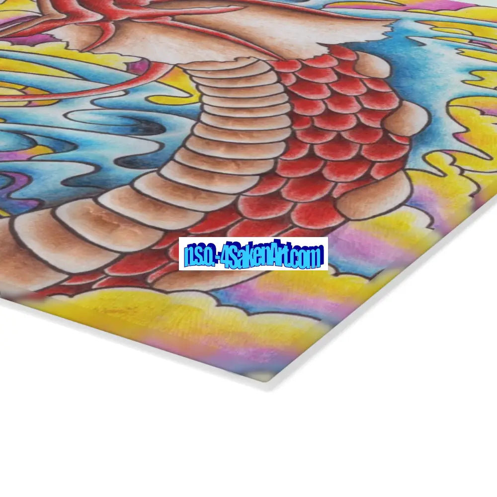 Dragon Glass Cutting Board Home Decor