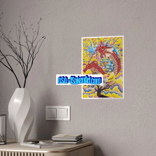 Dragon Glass Poster 11.7’’ x 16.5’’ (Vertical) / Glossy Poster