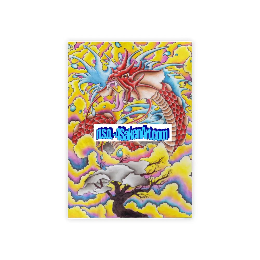Dragon Glass Poster 33.1’’ x 46.8’’ (Vertical) / Glossy Poster