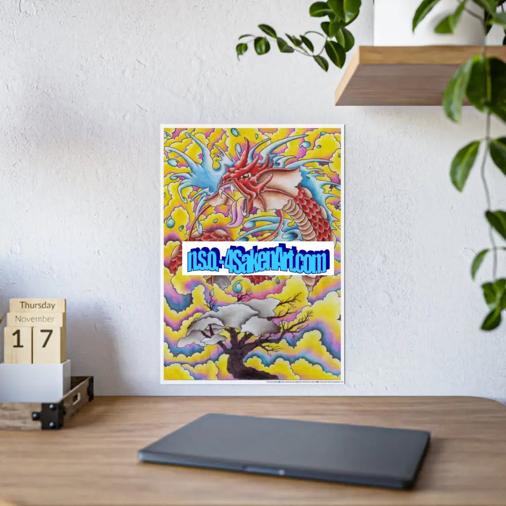 Dragon Glass Poster Poster