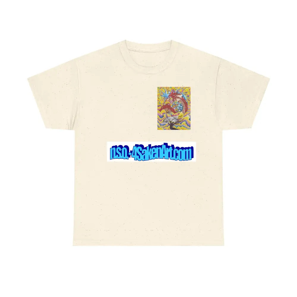 Dragon Print Tee Natural / S T-Shirt
