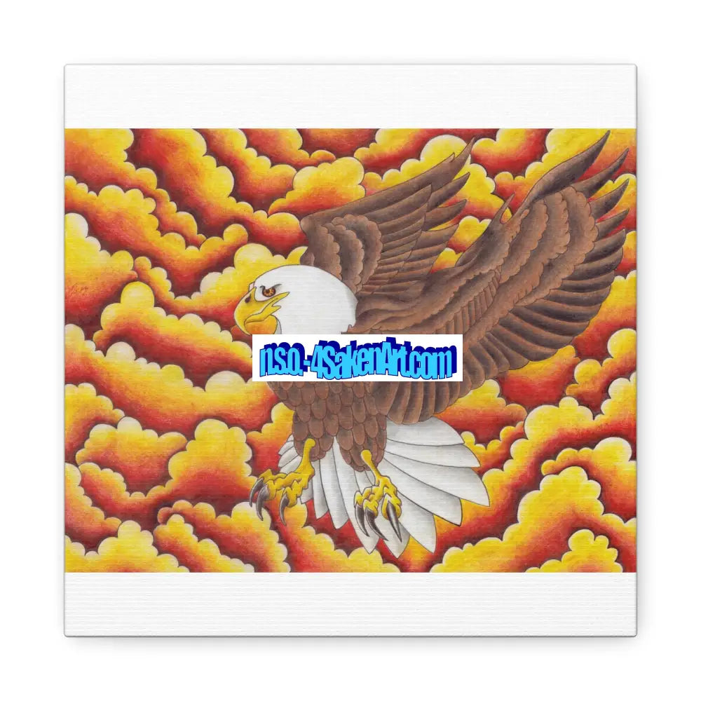 Eagle Canvas Print 10″ x 10″ / 1.25’’ Canvas