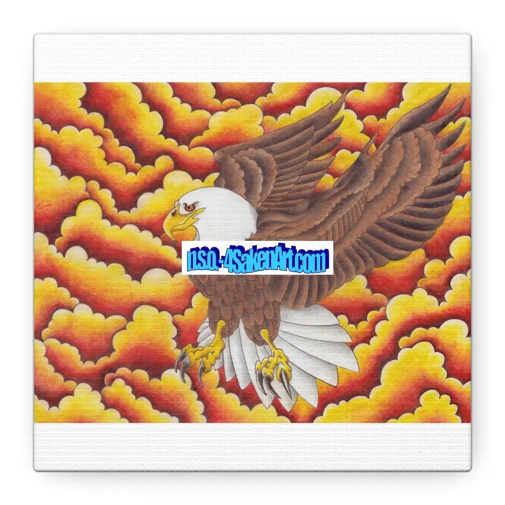 Eagle Canvas Print 6’’ x 6’’ / 1.25’’ Canvas