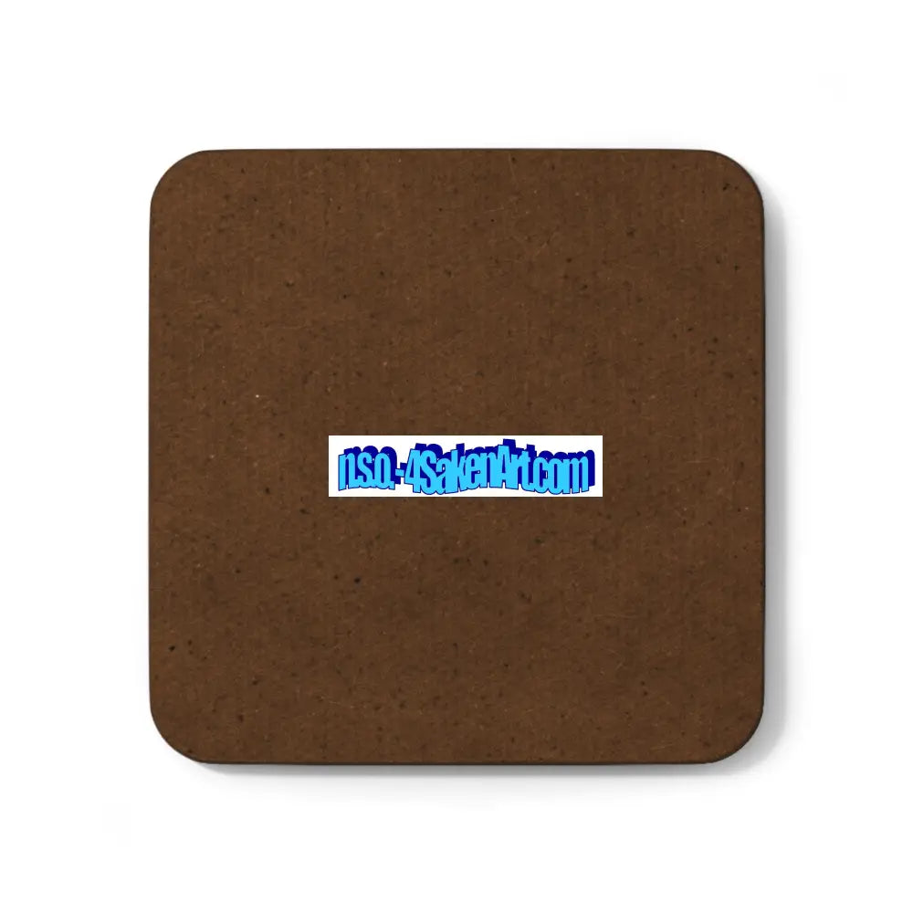 Eagle Coaster Set 3.5’’ × 3.5’’ / Square / Hardboard Home Decor