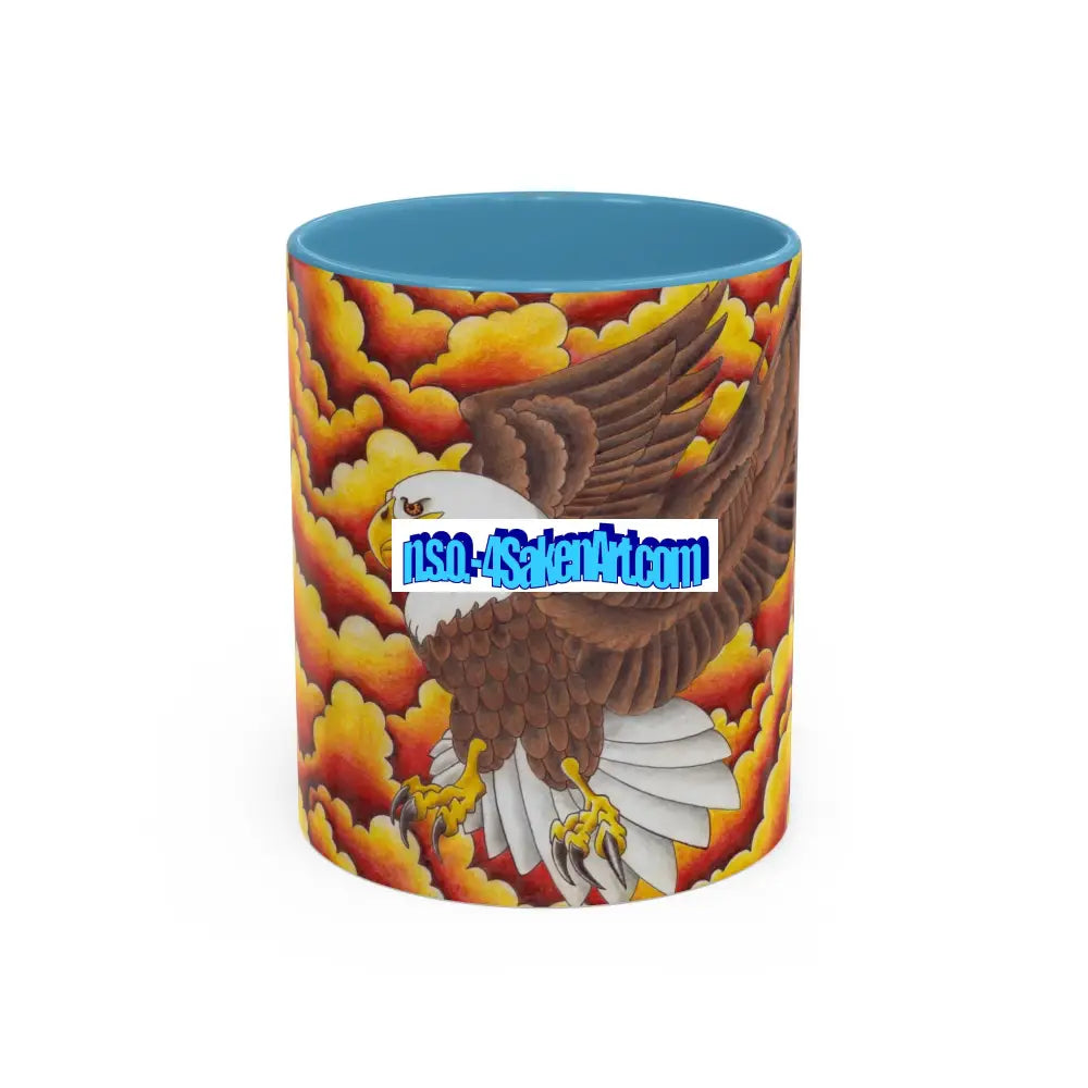 Eagle Coffee Mug 11 15oz 11oz / Light Blue Mug