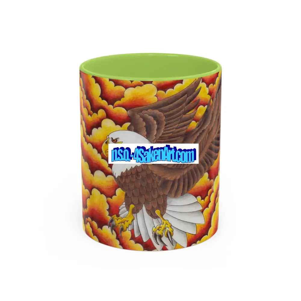 Eagle Coffee Mug 11 15oz 11oz / Light Green Mug