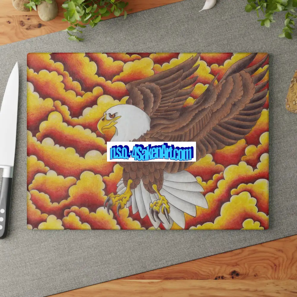 Eagle Glass Cutting Board Home Decor