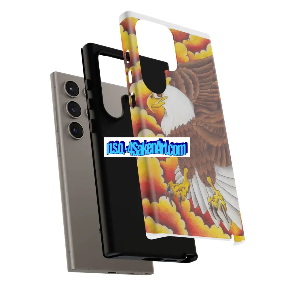 Eagle Phone Case Tough Cases with Eagle Design Gift for Wildlife Lovers Unique Phone Accessories Stylish Tough Cover