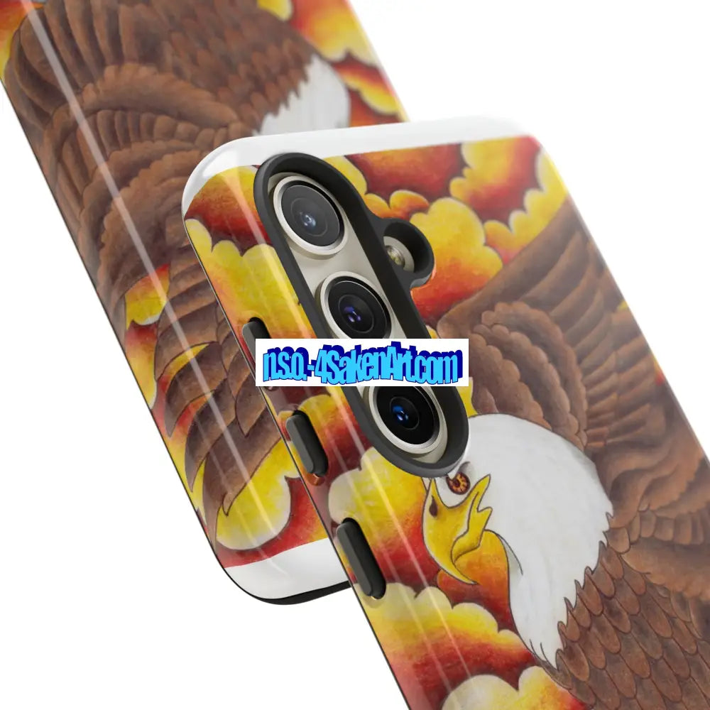 Eagle Phone Case Tough Cases with Eagle Design Gift for Wildlife Lovers Unique Phone Accessories Stylish Tough Cover