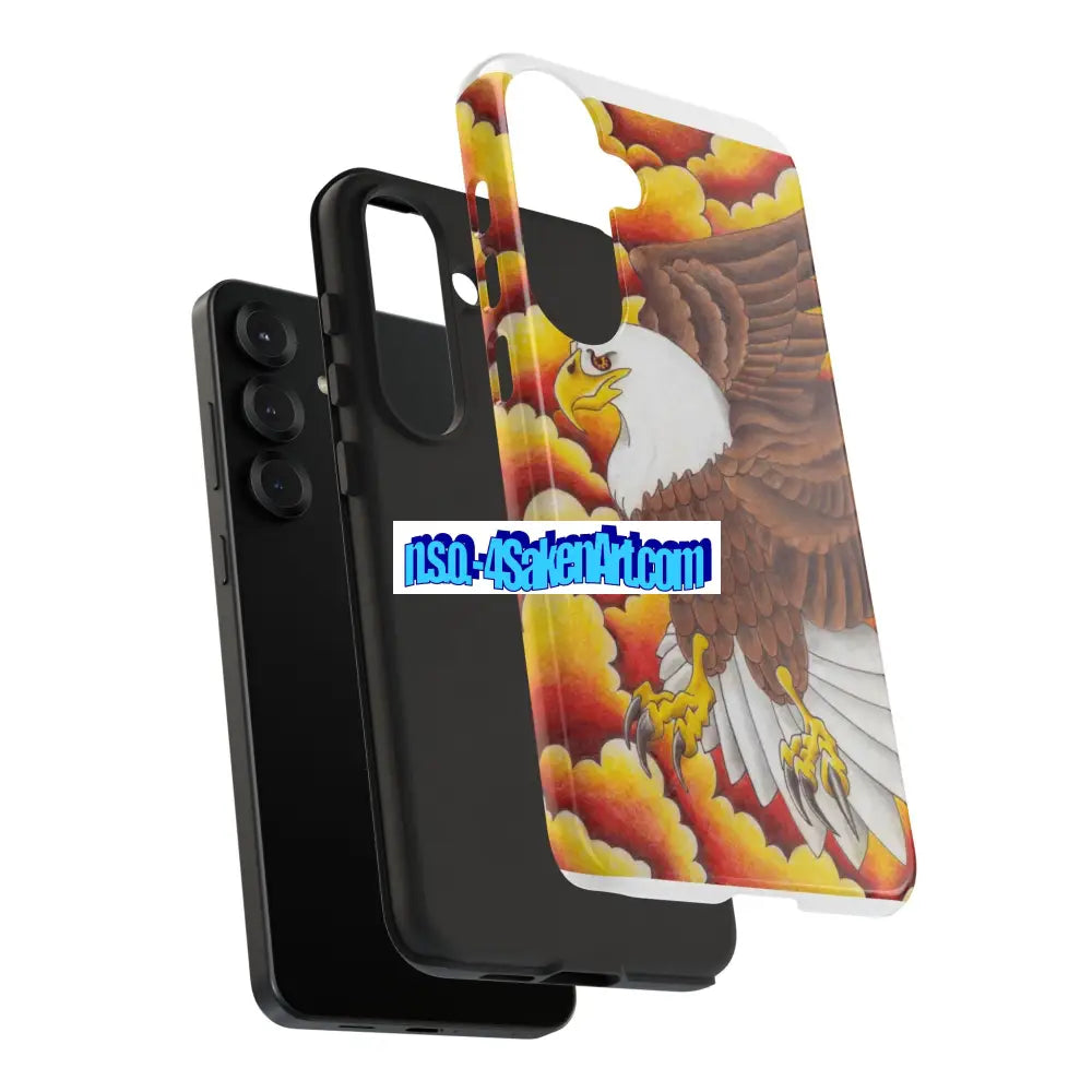 Eagle Phone Case Tough Cases with Eagle Design Gift for Wildlife Lovers Unique Phone Accessories Stylish Tough Cover