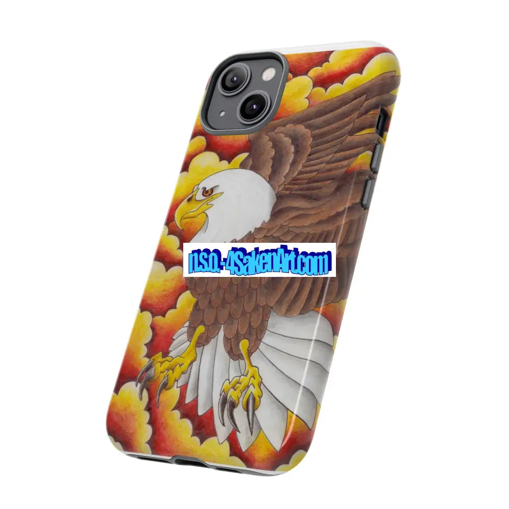 Eagle Phone Case Tough Cases with Eagle Design Gift for Wildlife Lovers Unique Phone Accessories Stylish Tough Cover