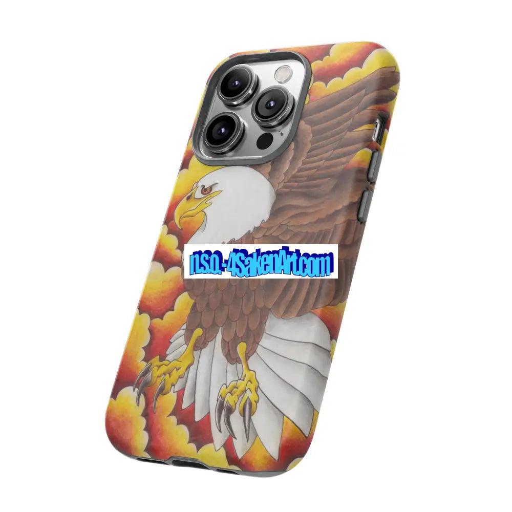 Eagle Phone Case Tough Cases with Eagle Design Gift for Wildlife Lovers Unique Phone Accessories Stylish Tough Cover