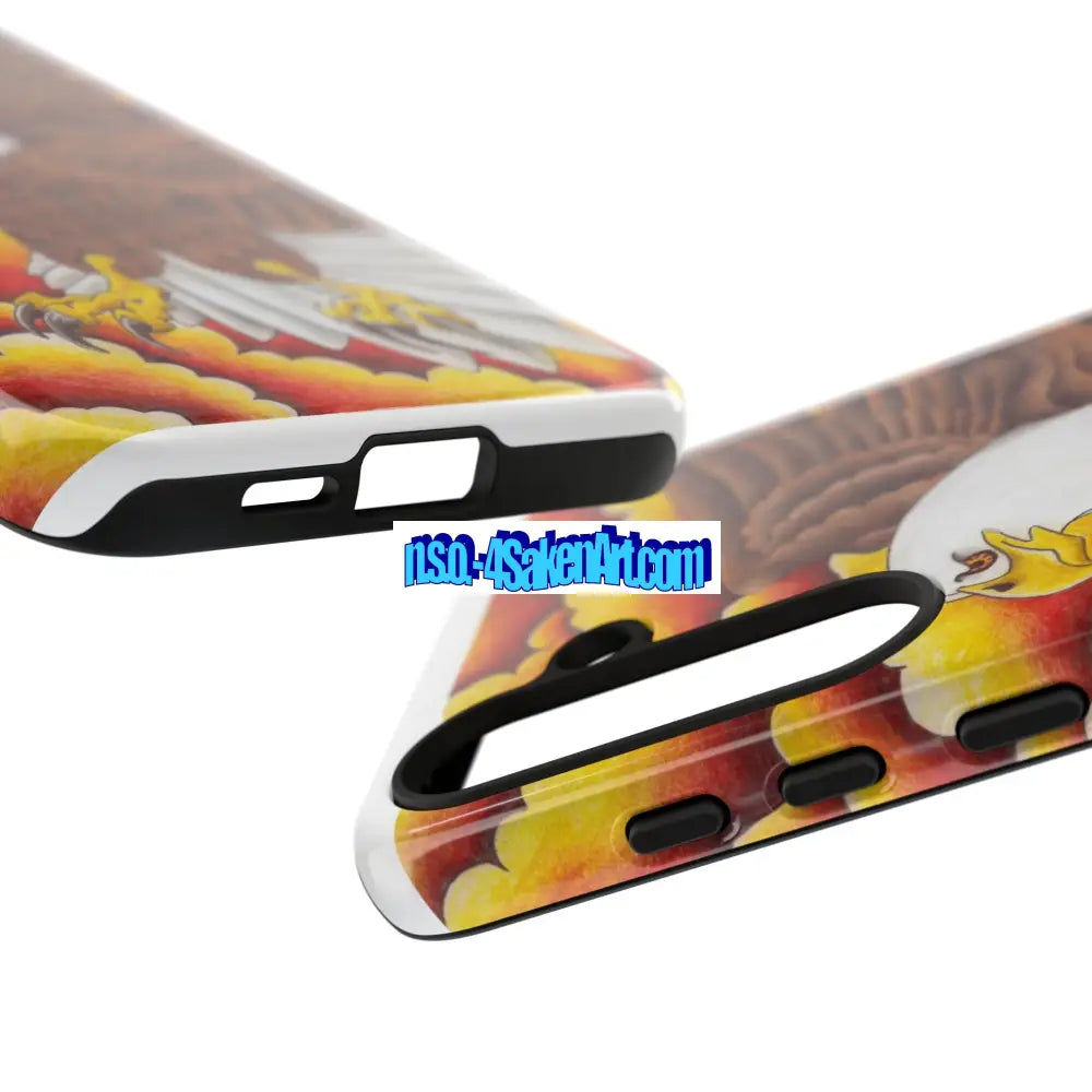 Eagle Phone Case Tough Cases with Eagle Design Gift for Wildlife Lovers Unique Phone Accessories Stylish Tough Cover