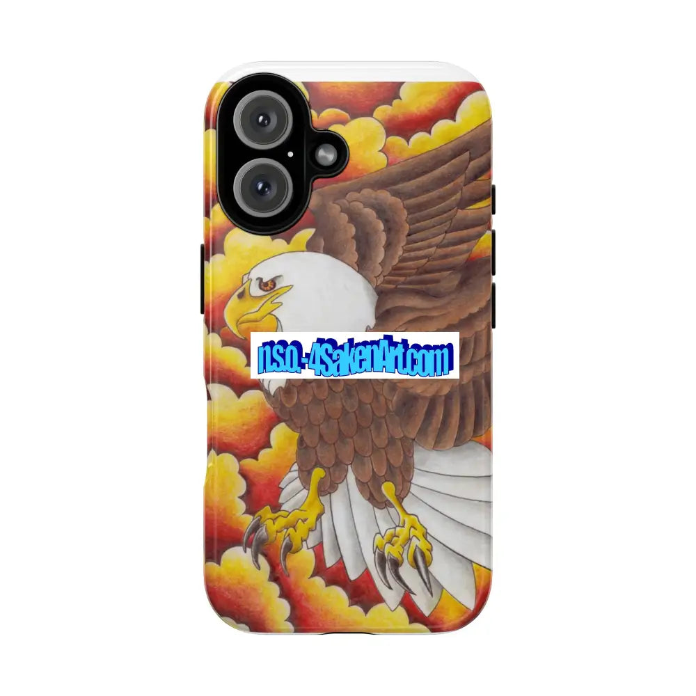 Eagle Phone Case Tough Cases with Eagle Design Gift for Wildlife Lovers Unique Phone Accessories Stylish Tough Cover