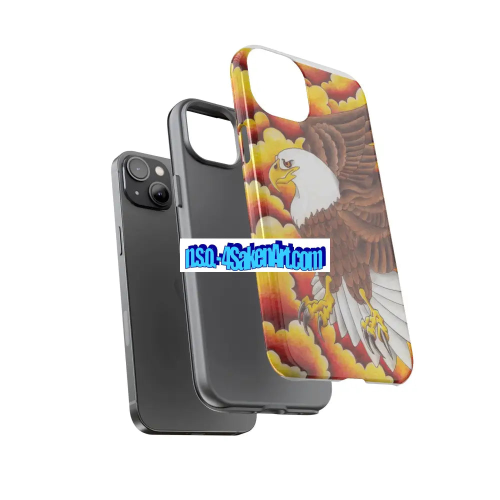 Eagle Phone Case Tough Cases with Eagle Design Gift for Wildlife Lovers Unique Phone Accessories Stylish Tough Cover