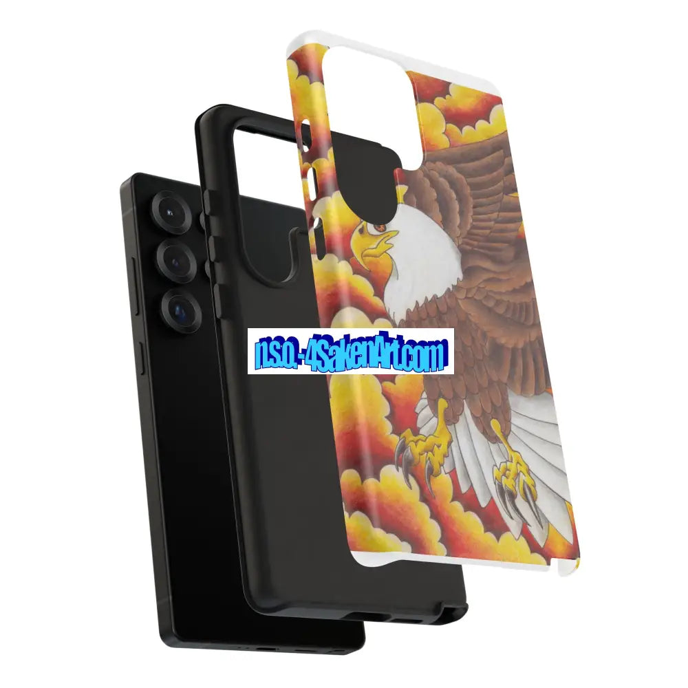 Eagle Phone Case Tough Cases with Eagle Design Gift for Wildlife Lovers Unique Phone Accessories Stylish Tough Cover