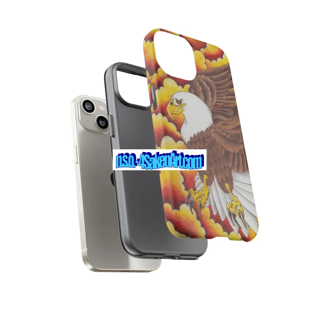 Eagle Phone Case Tough Cases with Eagle Design Gift for Wildlife Lovers Unique Phone Accessories Stylish Tough Cover