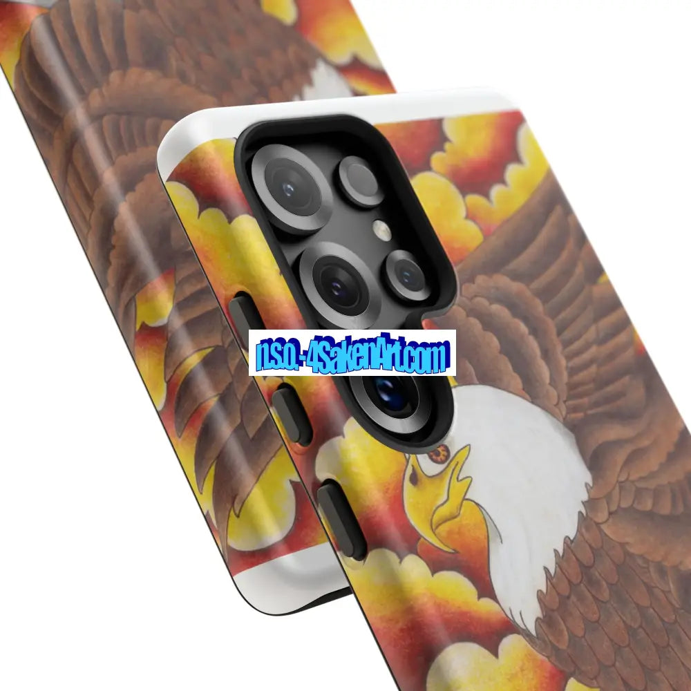 Eagle Phone Case Tough Cases with Eagle Design Gift for Wildlife Lovers Unique Phone Accessories Stylish Tough Cover