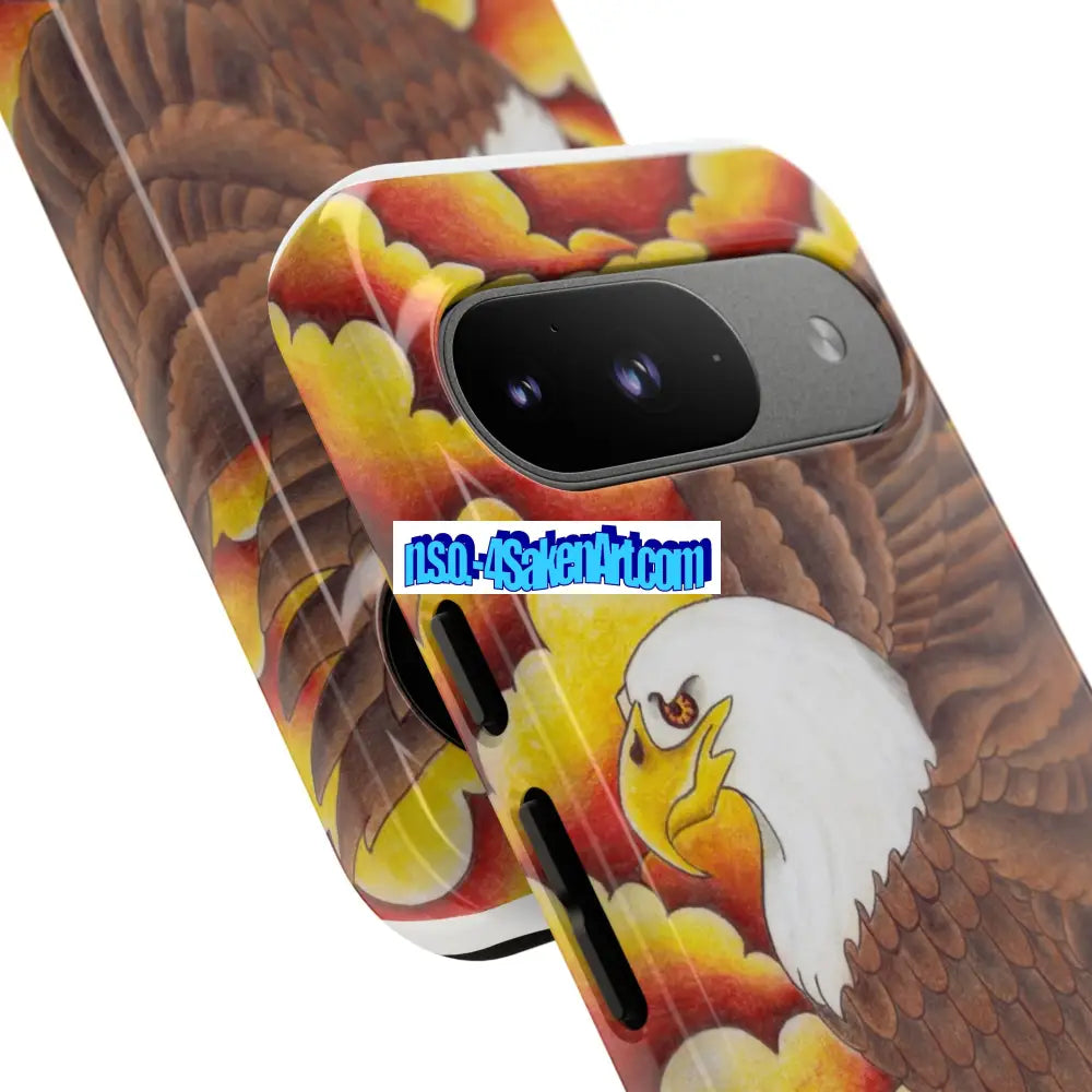 Eagle Phone Case Tough Cases with Eagle Design Gift for Wildlife Lovers Unique Phone Accessories Stylish Tough Cover