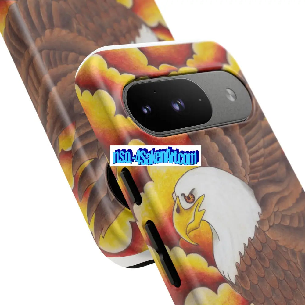 Eagle Phone Case Tough Cases with Eagle Design Gift for Wildlife Lovers Unique Phone Accessories Stylish Tough Cover