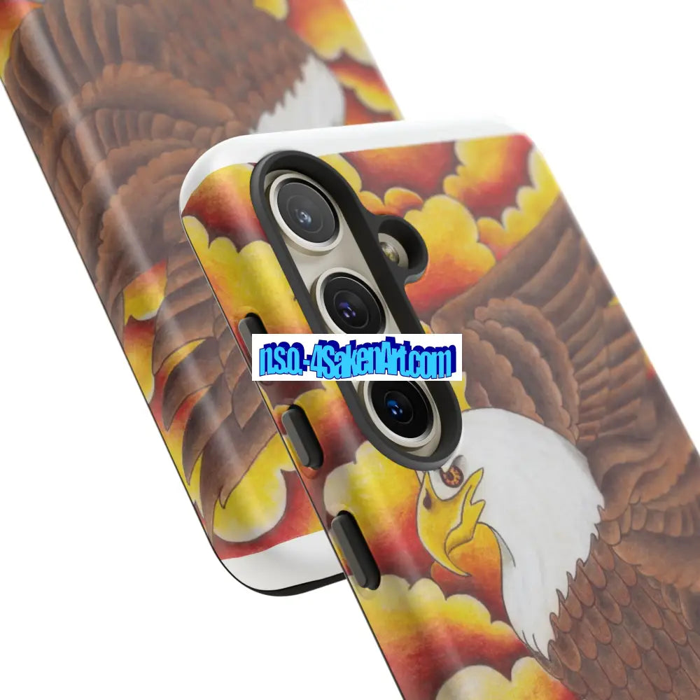 Eagle Phone Case Tough Cases with Eagle Design Gift for Wildlife Lovers Unique Phone Accessories Stylish Tough Cover