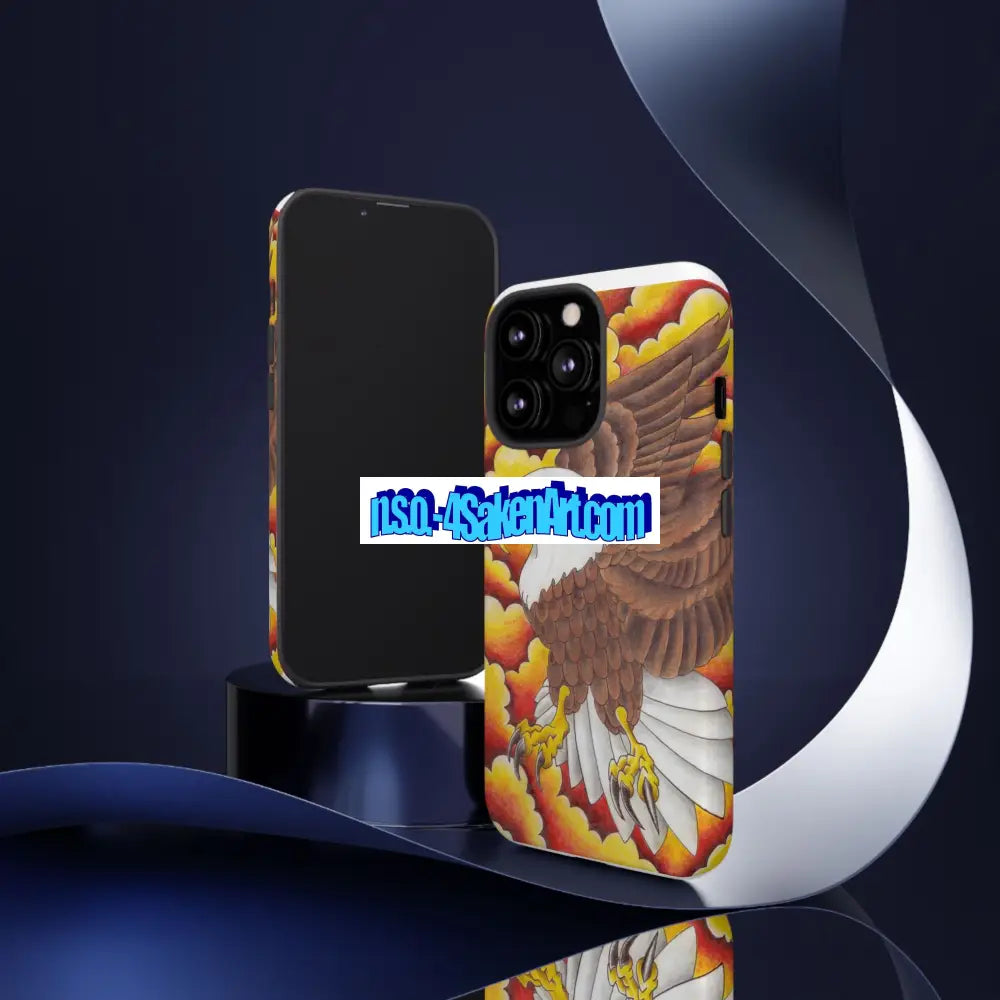 Eagle Phone Case Tough Cases with Eagle Design Gift for Wildlife Lovers Unique Phone Accessories Stylish Tough Cover