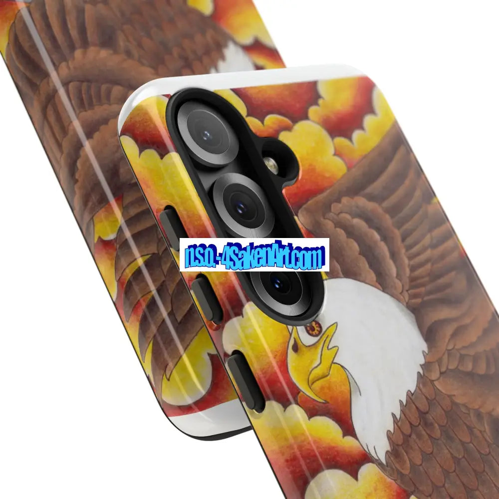 Eagle Phone Case Tough Cases with Eagle Design Gift for Wildlife Lovers Unique Phone Accessories Stylish Tough Cover
