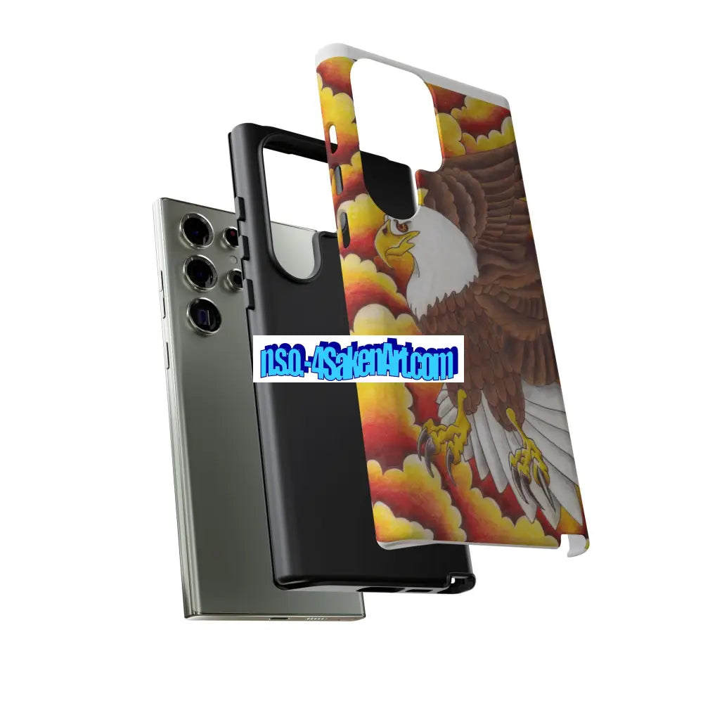 Eagle Phone Case Tough Cases with Eagle Design Gift for Wildlife Lovers Unique Phone Accessories Stylish Tough Cover