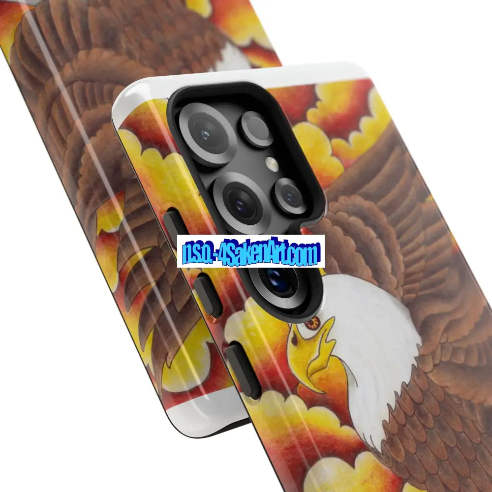 Eagle Phone Case Tough Cases with Eagle Design Gift for Wildlife Lovers Unique Phone Accessories Stylish Tough Cover