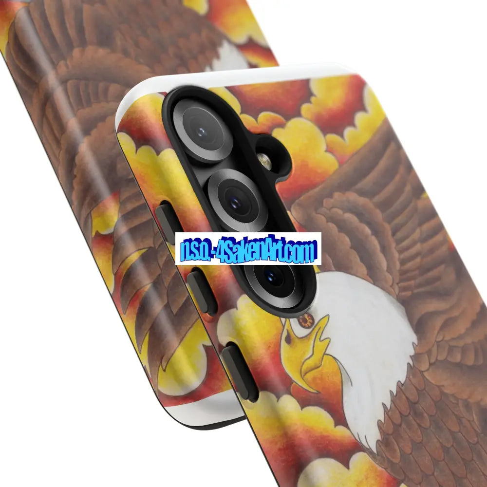 Eagle Phone Case Tough Cases with Eagle Design Gift for Wildlife Lovers Unique Phone Accessories Stylish Tough Cover
