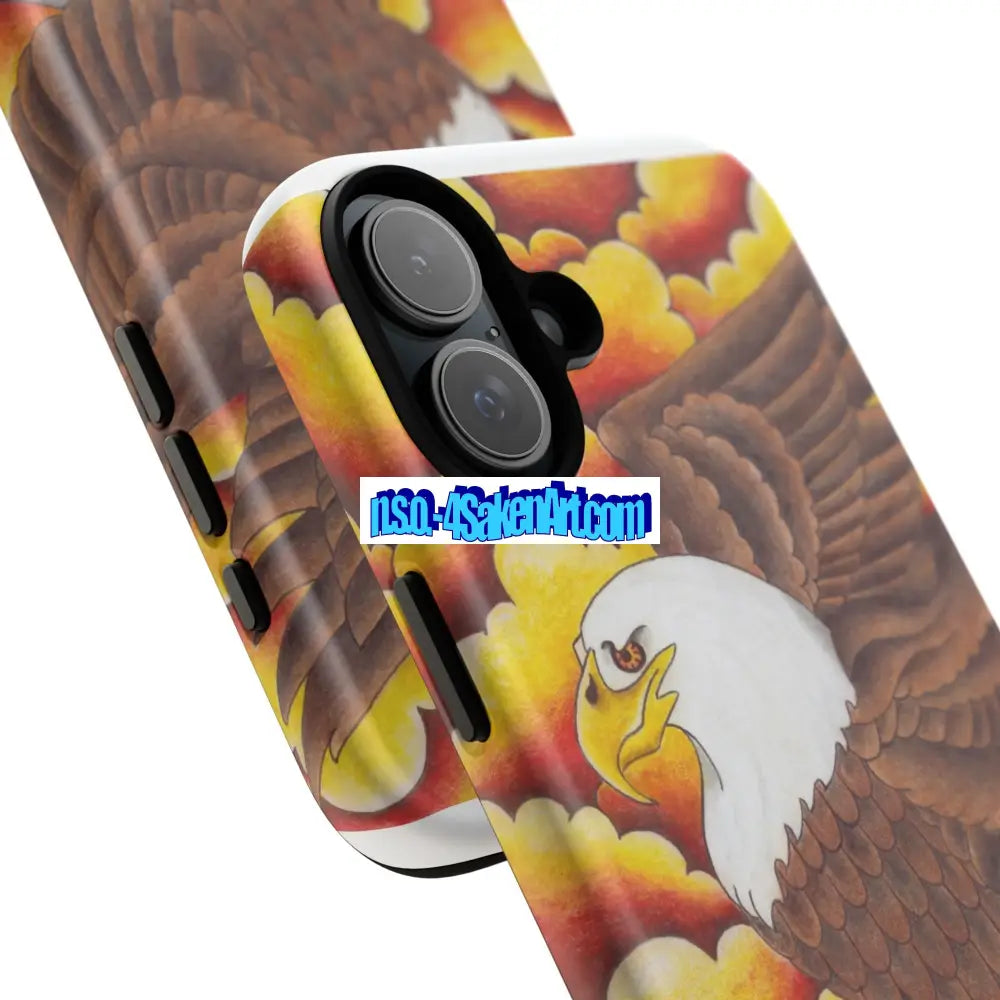Eagle Phone Case Tough Cases with Eagle Design Gift for Wildlife Lovers Unique Phone Accessories Stylish Tough Cover